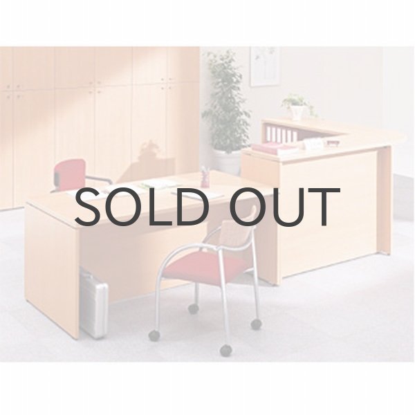 画像5: Garage fantoni 木製 受付ローカウンター W1200×D710 [木目] GF-127CL (5)