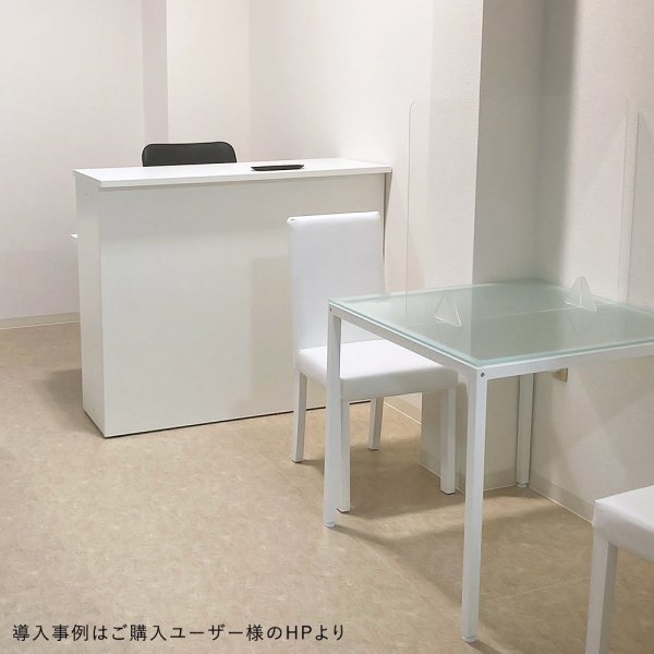 画像11: 【事業所様お届け 限定商品】[Jシリーズ] 受付カウンター RFHC-1200DM2とインナーデスクの2点セット [ウォルナット] 時間を大切に 執務タイプ 仕事ができる人気セット (11)