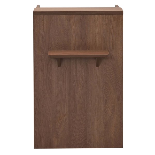 画像3: TEMPOシリーズ レジカウンター W600 ウォルナット 引出/荷物置台/鍵付き 木製 レジ機能充実の受付カウンター おしゃれ レジ台 店舗什器 会計 収納棚 PC POS対応【事業所様限定商品】 (3)