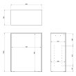 画像15: TEMPOシリーズ ハイカウンター W800×D394×H1000mm [4カラー] 木製 受付カウンター 店舗 エントランス おしゃれ 消毒水拭きOK ハイテーブル【法人様限定】 (15)
