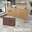 画像9: TEMPOシリーズ 受付ハイカウンター 無人タイプ 1200・800・コーナーのL字セット＋800棚板×2枚 5点セット [4カラー] 基本 D394×H1000 受付カウンター 店舗 エントランス おしゃれ 消毒水拭きOK【法人様限定】 (9)