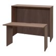 画像3: TEMPOシリーズ W1200 ハイカウンター(RFTHC-1239)と専用インナーテーブル(RFTHC-INT12)の2点セット [4カラー] 執務タイプ D394×H1000 受付カウンター 店舗 エントランス おしゃれ 消毒水拭きOK【法人様限定】 (3)