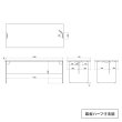 画像17: TEMPOシリーズ H720mm ローカウンター W1800×D750mm 車椅子対応 幕板位置可変 [4カラー] 配線切り欠き付き 受付カウンター 店舗 対面式 おしゃれ 消毒水拭きOK【法人様限定】 (17)