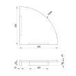 画像10: TEMPOシリーズ ローカウンター コーナー D596 コーナー用天板 [4カラー] RFTLCシリーズ用 ※単体使用不可【法人様限定】 (10)