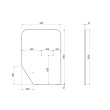 画像9: TEMPOシリーズ ローカウンター 仕切りパネル D596用 切り欠き付き [4カラー] ※単体使用不可 プライバシー保護【法人様限定】 (9)