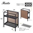 画像8: Meets(ミーツ)シリーズ 傘立て 12本用 ウォルナット×ブラック 折りたたみ傘も お洒落 傘たて R.F.YAMAKAWA製【法人様限定】 (8)